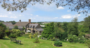 Huxtable Farm B&B garden, house & countryside