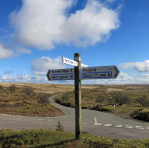 Exmoor sign post 