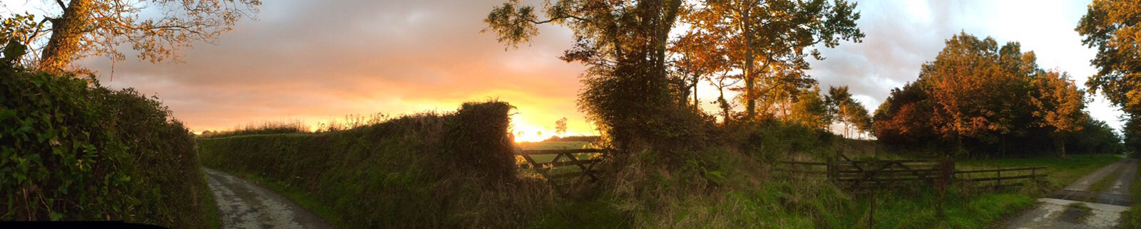 Sunrise at Huxtable Farm B&B