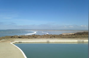 Westward Ho! Sea pool and Westward Ho! beach