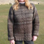 Huxtable Farm Jacob wool jumper