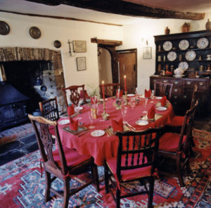 Huxtable Farm B&B dinning room