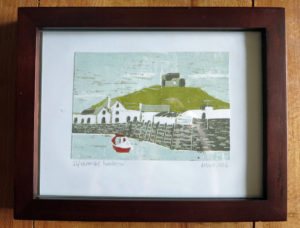 Ilfracombe Lino print by Annie Hart