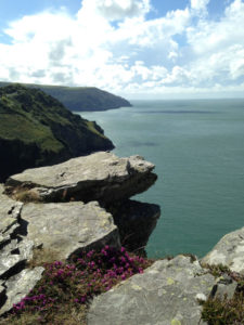 Valley of Rocks near Lynton, coastal view