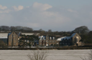 West Buckland School in the snow