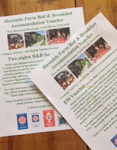 Huxtable Farm B&B Voucher