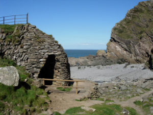 Heddens Mouth Lime Kiln on beach