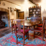 Breakfast in the Medieval dining room