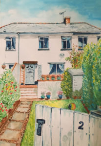 Water colour painting house 2