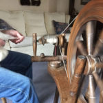 Spinning raw fleece