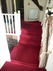 Landing with stairs to Yellow & Pink bedrooms