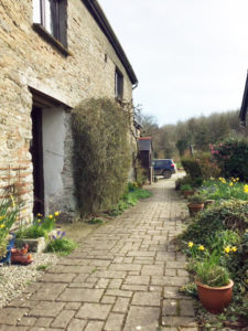 Front door & path to Car Park