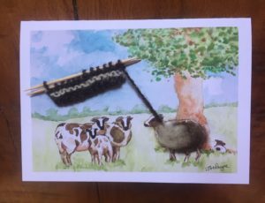Jacob sheep card