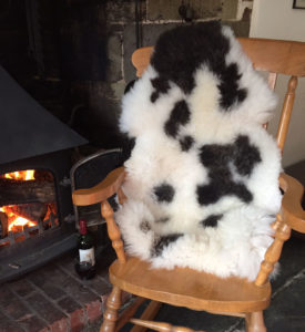 Jacob sheepskin rug 92x61cm £99