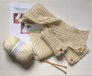 Knitting Kit Rib Scarf & Wrist Warmers £13.99 each