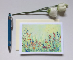 Wild Flowers Card £2.50 each or 5 for £10
