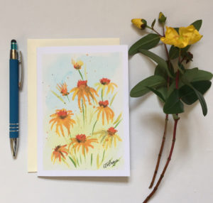 Rudbeckia card £2.50 each or 5 for £10