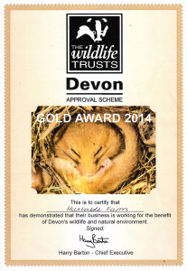 Devon Wildlife Trust Approval - GOLD