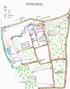 Huxtable Farm Map