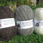 Huxtable Farm Jacob sheep wool yarn