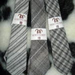 British Jacob sheep wool neck tie