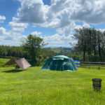 Camping Pitch 2 at Huxtable Farm